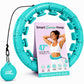 FIT ON Form Infinity Weighted Hula Hoop for Adults Weight Loss, Smart Exercise Hola Circle Hoop for Women Abs Workout