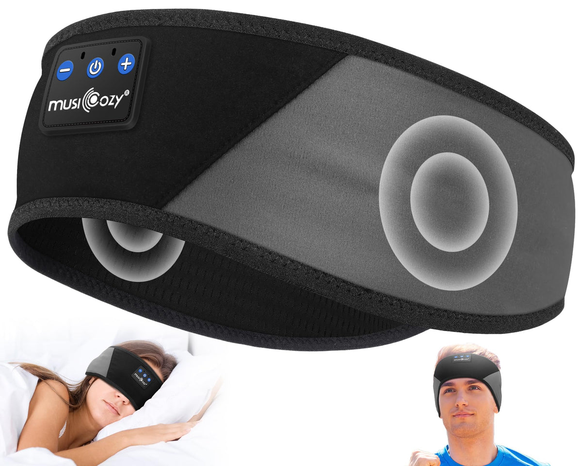 MUSICOZY Bluetooth 5.4 Sleep Headphones Headband Sports Wireless Audio