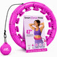 FIT ON Form Infinity Weighted Hula Hoop for Adults Weight Loss, Smart Exercise Hola Circle Hoop for Women Abs Workout