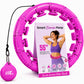 FIT ON Form Infinity Weighted Hula Hoop for Adults Weight Loss, Smart Exercise Hola Circle Hoop for Women Abs Workout