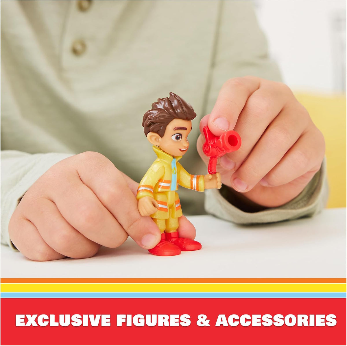 Disney Junior Firebuds Action Figures Gift Pack with 3 Collectible Kids Toys: Bo, Jayden and Violet and Accessories, for Ages 3 and up