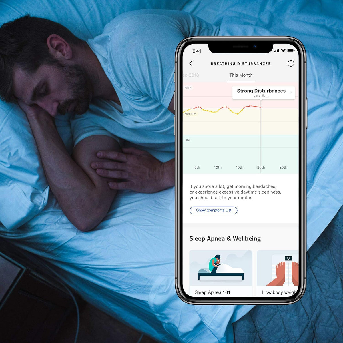 Withings Sleep - Sleep Tracking Pad Under The Mattress With Sleep Cycle