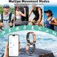Smart Ring with Sleep Monitoring, Step Counting, Heart Rate, Blood Oxygen for iOS and Android, No Subscription Fee, IP68 Waterproof Health Tracker (Black, 8)