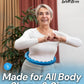 FIT ON Form Infinity Weighted Hula Hoop for Adults Weight Loss, Smart Exercise Hola Circle Hoop for Women Abs Workout