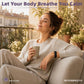 InterBreath Guided Breathing Device | 4 Modes to Slow Your Breath & Calm Your Mind | Stress Relief, Mindfulness, Sleep & Focus | Wellness Gift for Adults & Kids | Wireless Charging, Purple