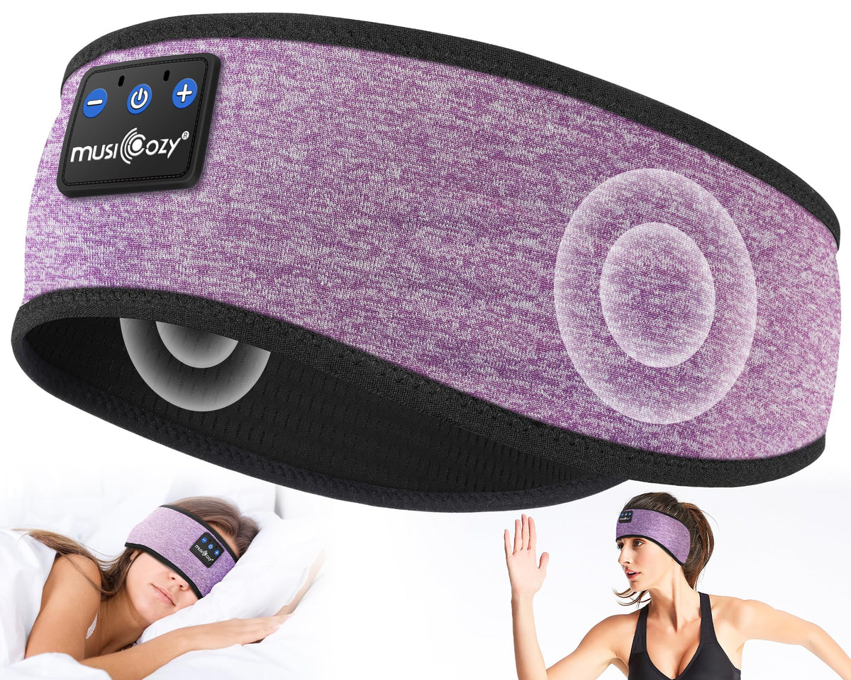 MUSICOZY Bluetooth 5.4 Sleep Headphones Headband Sports Wireless Audio