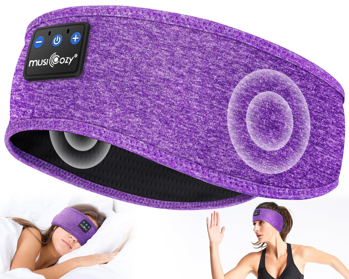MUSICOZY Bluetooth 5.4 Sleep Headphones Headband Sports Wireless Audio