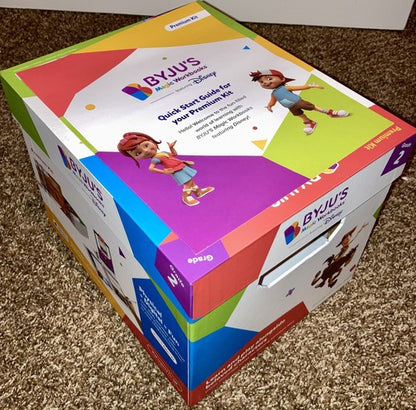 BYJU’S Learning Kit: Disney, Premium Edition (App + 9 Workbooks) - Ages 3-5, Featuring Disney & Pixar Characters- Learn Numbers, Letters, Shapes & Colors- Osmo Fire base included
